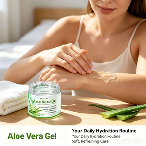 <span class=keywords><strong>Gel</strong></span> de <span class=keywords><strong>Aloe</strong></span> <span class=keywords><strong>Vera</strong></span> OEM con Fórmula a Base de Plantas para el Cuidado de la Piel, Hidratación Facial y Corporal, Cuidado Diario de la Piel - Product Image 3