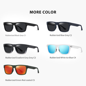 S11102 Nuevas Gafas de Sol Polarizadas de Marco Completo, Protección UV para Exteriores, Moda Urbana, TR90, para Pesca y Ciclismo, para Hombre - Product Image 3