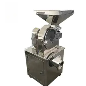 Spice Seasoning Dried Hemp Seeds Leaves Cassava Flour Powder Milling Crusher Pulverizer Processing Machine With Cooling System