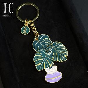 Gantungan kunci logam Enamel lembut desain kustom, gantungan kunci Tag anjing pengukir Laser kosong logam gantungan kunci putar bulat persegi - Product Image 6