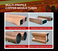 Tubes de moule TP2 de tailles personnalisées (rectangulaires/carrés/ronds) de la marque LKT, super réfractaires pour la coulée de billettes d'acier