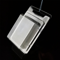 Vente en gros de boîtes de présentation à clapet en plastique transparent PET pour emballage sous blister d'outils