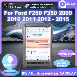 Autoradio 12,1 pouces pour Ford F250 F350 2009-2015 Android 11 Écran vertical Multimédia GPS Navigation Autoradio Stéréo - Product Image 2