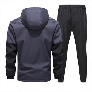 Conjunto Deportivo con Capucha para Hombre GURUNA-Z-INDUSTRY, Diseño Color Block, Poliéster, Transpirable, Resistente al Viento, Secado Rápido, Manga Larga para Invierno - Product Image 2
