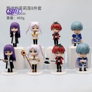 Ensemble de figurines miniatures de <span class=keywords><strong>manga</strong></span> japonais en version Q, 10 cm, Figura Toy, figurine en PVC, statue d'anime, figurine Frieren, en boîte - Product Image 2