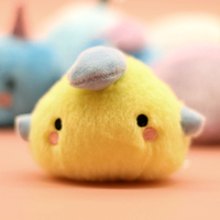 Vente en gros de jouets en peluche pour machine à grue à griffes Cartoon Mini Monster porte-clés Jouets