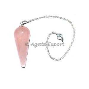 Péndulo colgante de Reiki para chakras, piedras preciosas de cristal, sanación - Product Image 5