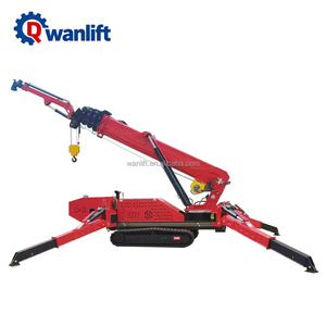 <span class=keywords><strong>Grue</strong></span> <span class=keywords><strong>mobile</strong></span> télescopique électrique Qingdao Wanlift pour camionnette, treuil à câble, 1,2-12 tonnes, télécommande - Product Image 5