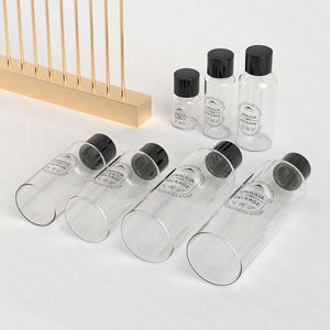 5ML-120ML for Small PET Round Tall Cosmetic <b>Bottles</b> with Screw Cap Silk Screen Printed Wholesale - Product Image 4