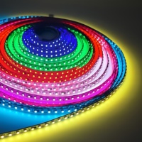 Luces de Escenario de Alto Brillo, PCB de 8 mm, Resistentes al Agua para Exteriores, 24 V, Direccionables, 120 LED/m, UCS2904 RGBW, Tira de LED Flexible SMD3535