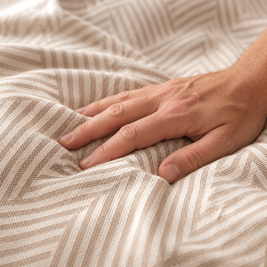Poland Local Stock 3 Piece Cotton <b>Bedding</b> <b>Set</b> Queen Size Woven Herringbone Duvet EU Dropshipping - Product Image 4