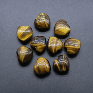 25mm Natürlicher Kristall Edelstein Pfirsichherz-Stein Liebe Großlochperlen für Schmuckherstellung DIY Halsketten-Zubehör - Product Image 6