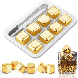 304 acier inoxydable métal glaçons pierres de whisky réutilisables roches de whisky boissons pierres de refroidissement pour <span class=keywords><strong>Bourbon</strong></span> OEM - Product Image 3