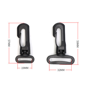 Plastic Swivel <b>Hook</b> B096 19Mm 32Mm For Bag Webbing And Shoulder Strap Fasteners - Product Image 3