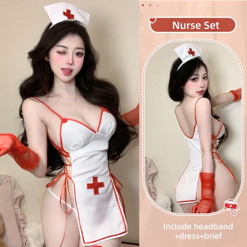 Set : headband +dress+brief