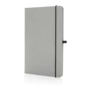 Carnet A5 en cuir recyclé GRS, gadgets durables - Product Image 1