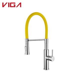 Rubinetto da <span class=keywords><strong>Cucina</strong></span> Monocomando Colorato VIGA di Kaiping, Finitura Bianca con Doccetta Estraibile, Miscelatore da <span class=keywords><strong>Cucina</strong></span> - Product Image 3