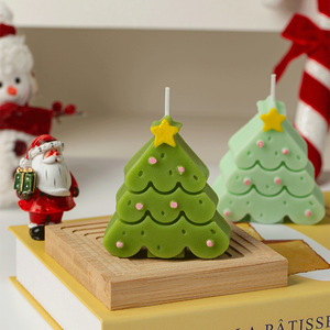 Christmas Tree Aromatic Scented <b>Wax</b> <b>Candle</b> Festival Decoration Ornament <b>Candle</b> Aromatic <b>Candles</b> - Product Image 5