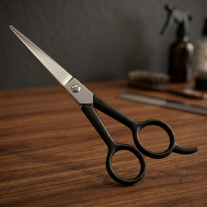 Ciseaux de coiffure professionnels en acier inoxydable à manche long droit, économiques, pour barbier et esthétique, ciseaux à effiler affûtés - Product Image 4