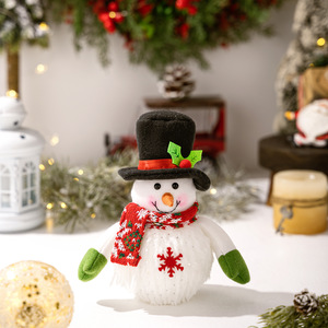 Santa Snowman <b>Lights</b> Handmade <b>Battery</b>-<b>powered</b> LED Ornament <b>Light</b> Eco-friendly Modern Non-woven Fabric Children's Gift Christmas - Product Image 6