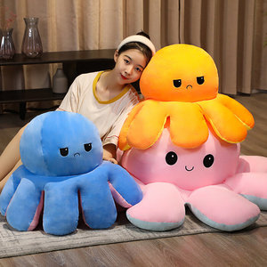 Peluche de <span class=keywords><strong>Pulpo</strong></span> <span class=keywords><strong>Reversible</strong></span> Grande de 40 cm, Adorable Peluche de <span class=keywords><strong>Pulpo</strong></span> Suave - Product Image 6