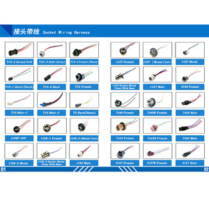 SKYEARTH Ổ Cắm Bóng Đèn LED Xe Hơi Bán Chạy Đầu Nối Giá Đỡ Bóng Đèn 9005 9006 CHO Ô TÔ Cáp Đế Chuyển Đổi Bóng Đèn HB3 HB4 12 Tháng - Product Image 4