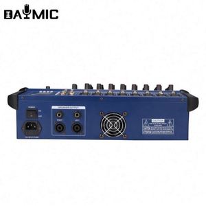 Amplificateur de puissance USB QIHANG 802D pour karaoké, 8 canaux, mixeur audio PMX pour enceintes passives, équipement audio-vidéo professionnel pour usine - Product Image 5