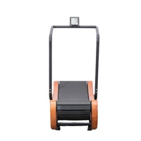 Caminadora Curva de Madera para Uso Comercial en Gimnasios, Máquina para Correr, Equipo de Fitness
