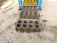 KAIQIAN QTM4-30B Fournisseur d'usine Machine automatique mobile de fabrication de blocs de béton, de ciment et de sable avec pompe