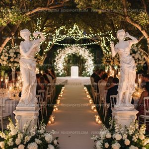 Estatuas de Figuras de Estilo Romano y Griego de Lujo, Esculturas Decorativas Premium para Pasillos de Boda y Entradas - Product Image 2