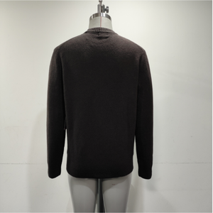 Pull en laine mélangée <span class=keywords><strong>de</strong></span> haute qualité pour homme <span class=keywords><strong>Morgan</strong></span>, à manches longues, pour le printemps et l'automne, style décontracté, logo personnalisé OEM et ODM - Product Image 5