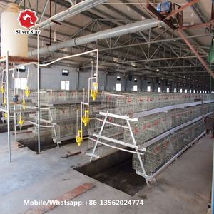 Galvanizli örgü A tipi katman yumurta tavukları <span class=keywords><strong>Broiler</strong></span> Pullet civciv damızlık tavuk kafesi - Product Image 4