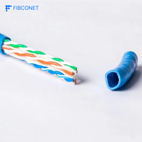 Câble réseau LAN Cat6/Cat7 à faible perte en fibre optique avec conducteur en cuivre nu pur sans oxygène 23AWG