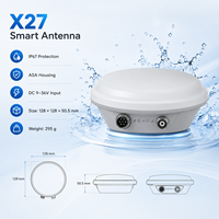 Récepteur d'antenne intelligent GNSS RTK multi-constellations avec IMU CAN pour la navigation autonome des véhicules