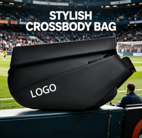 Sac banane unisexe multi-poches à fermeture éclair, sac de voyage à bandoulière, personnalisable avec logo OEM