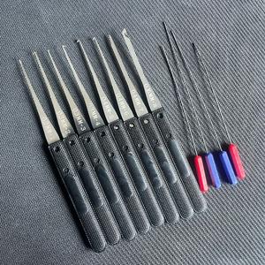 12 pièces extracteur de clé universel ensemble d'outils de serrurier poignée de clé extracteur cassé pour enlever les clés cassées des serrures - Product Image 6