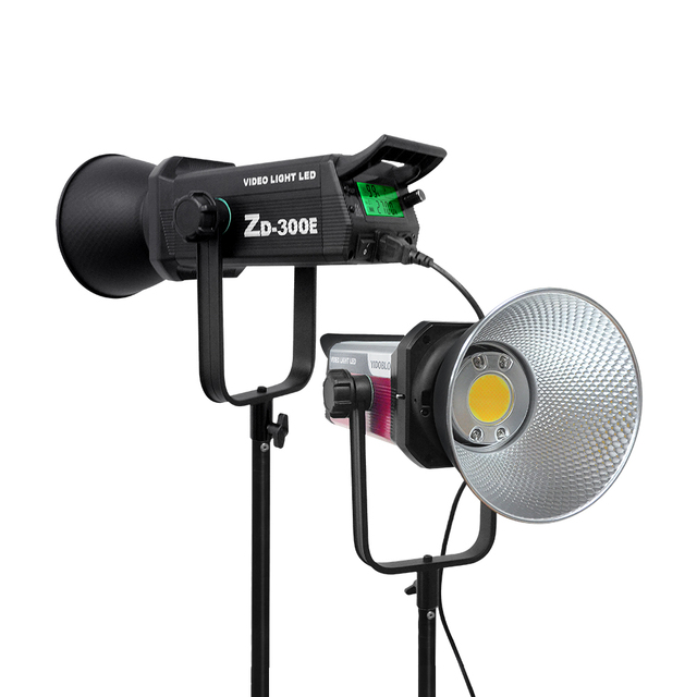Wholesale 300w Professional Cob Led Video Light 3200-6500k Bi Color Spotlight OLED Display Wireless DMX Control Studio Lighting