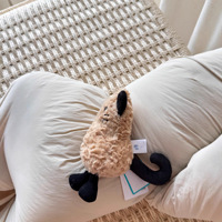 Peluche Lapin Confortable Cœur Rouge Super Doux Rembourré en Coton PP Halloween Jeunesse Unisexe 7-14 Ans 31-50cm