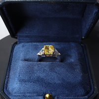 Bague en diamant de laboratoire certifiée Madonna, bague de fiançailles en diamant sur mesure