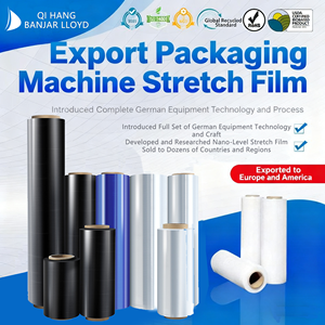 Película estirable soplada para envoltura de palés a máquina, película de embalaje industrial de alta adherencia, rollos de película estirable industrial. - Product Image 6