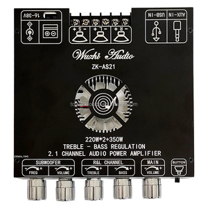 ZK-AS21 2.1-Kanal TPA3255 Bluetooth-Digital verstärker platine Modul abstand <span class=keywords><strong>Subwoofer</strong></span> 220W * 2 350W Verstärker platine - Product Image 2