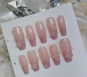 <span class=keywords><strong>Puntas</strong></span> acrílicas de gel pintadas a mano, bonitas de lujo, personalizadas, hechas a mano, de alta calidad - Product Image 4