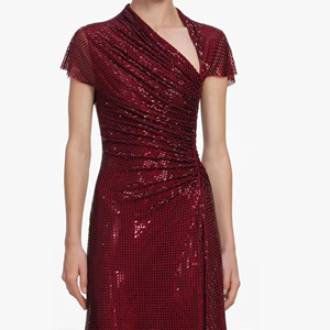 女式时尚水晶连衣裙 |   高度装饰的长款礼服，适合晚会、舞会和奢华活动 - Product Image 4