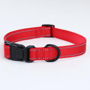 Heavy Duty Durable Reflective <strong>Nylon</strong> Pet Leash <strong>Dog</strong> Lead and <strong>Collar</strong> <strong>Nylon</strong> - Product Image 4