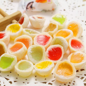 Di alta qualità fruttato gommoso caramella gommoso latte rivestito di marmellata di zucchero zucchero morbido masticabili in sacchetto di imballaggio - Product Image 3