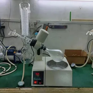 cheap rotary vacuume evaporator price mini 1l capacity table 1little chemical industrial rotary evaporator alcohol distiller