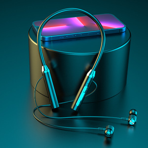 Auriculares Inalámbricos Dinámicos con Banda para el Cuello, Auriculares Estéreo para Juegos y Deportes con Auriculares Magnéticos Resistentes al Agua - Product Image 1