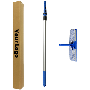 High Rise <strong>Window</strong> Cleaning Equipment Telescopic <strong>Window</strong> Cleaning Pole <strong>Kit</strong> with Aluminum Extension Double Side Scrubber - Product Image 6