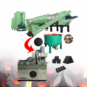 Línea de Producción de Briquetas de Carbón Vegetal de Desechos de Ganado y Polvo de Aserrín <span class=keywords><strong>Marabu</strong></span> Cubano, Conjunto Completo - Product Image 1