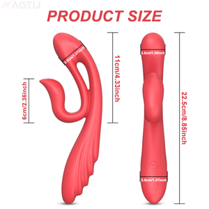 Alwup Vibratore Personalizzato con Logo da 50 Pezzi in Silicone per Punto G e Clitoride, Giocattolo per Adulti, Stimolatore Clitorideo, Masturbatore Femminile - Product Image 4